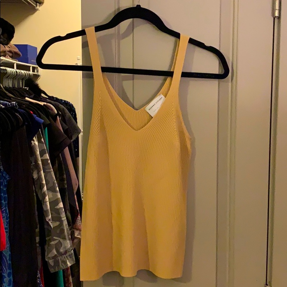 Ribbed knit tank